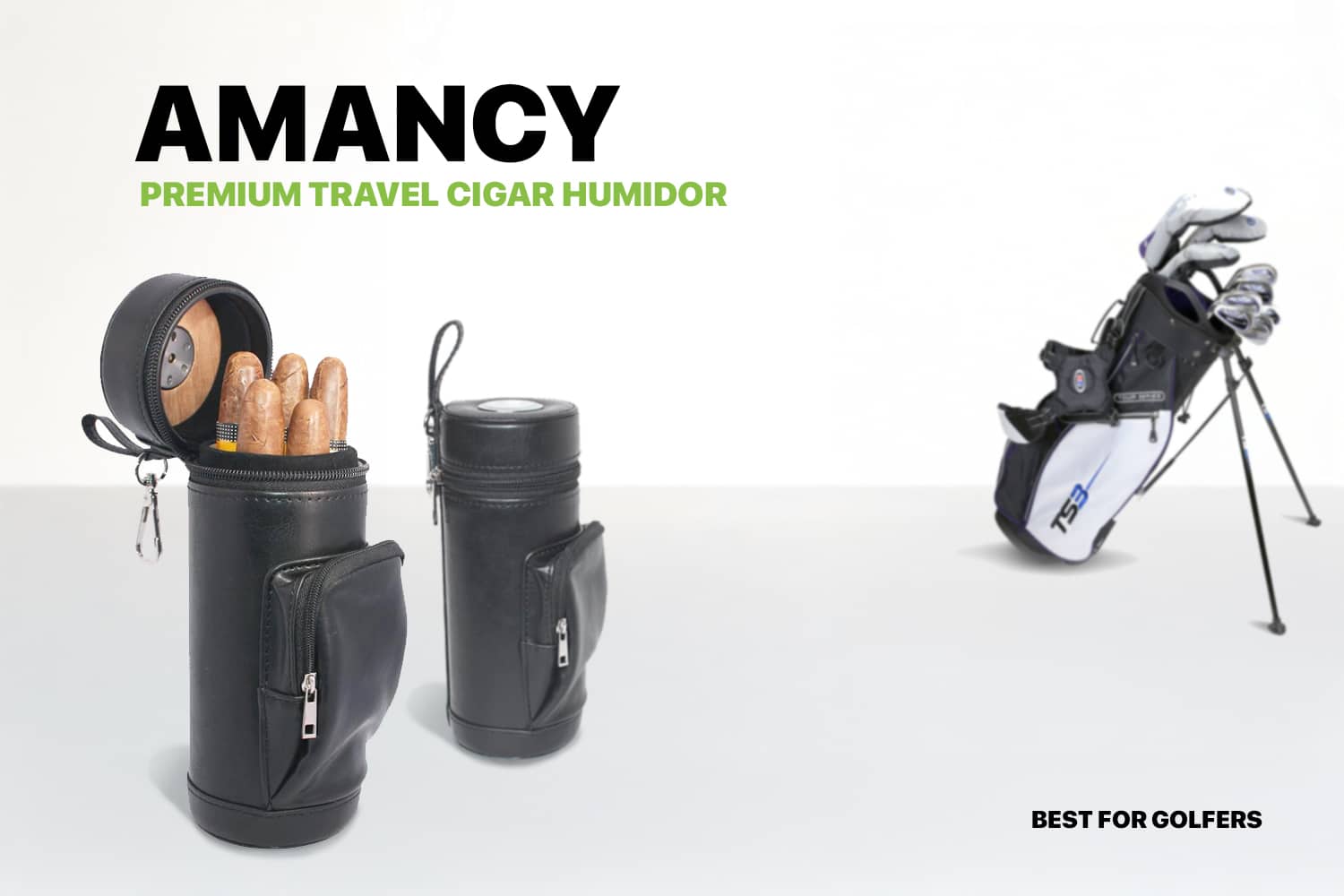 AMANCY Premium Travel Cigar Humidor