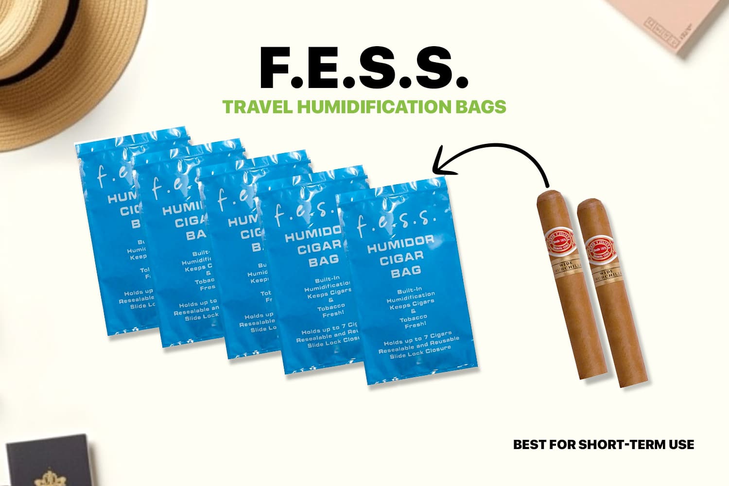 F.E.S.S. Travel Humidification Bags