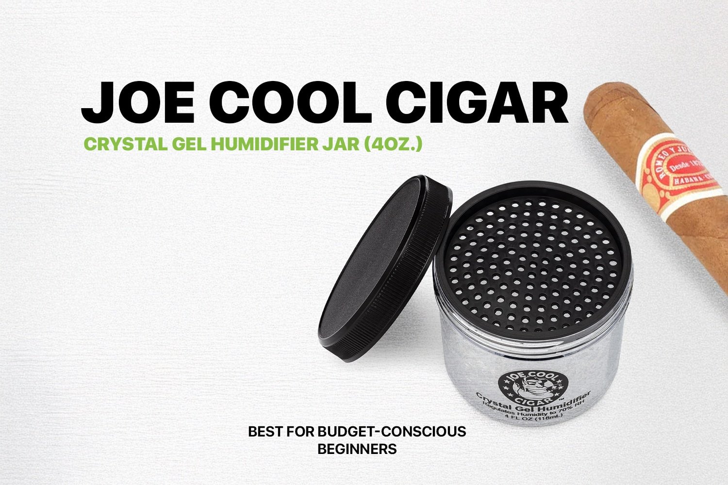 Joe Cool Cigar Crystal Gel Humidifier Jar (4oz.)