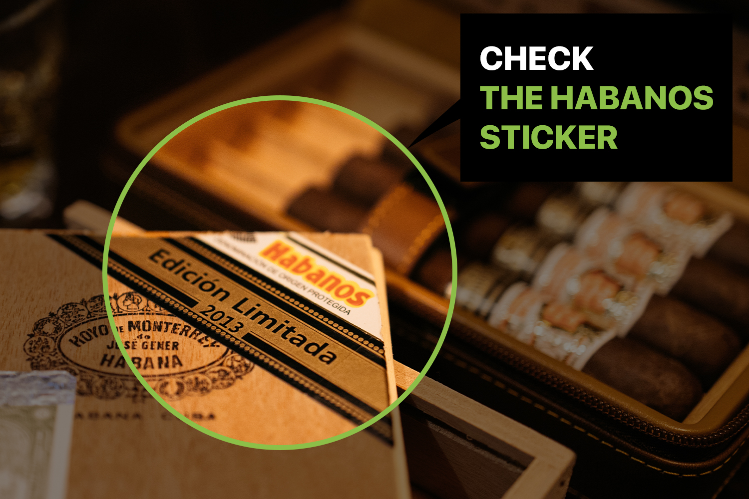 Check the Habanos Sticker