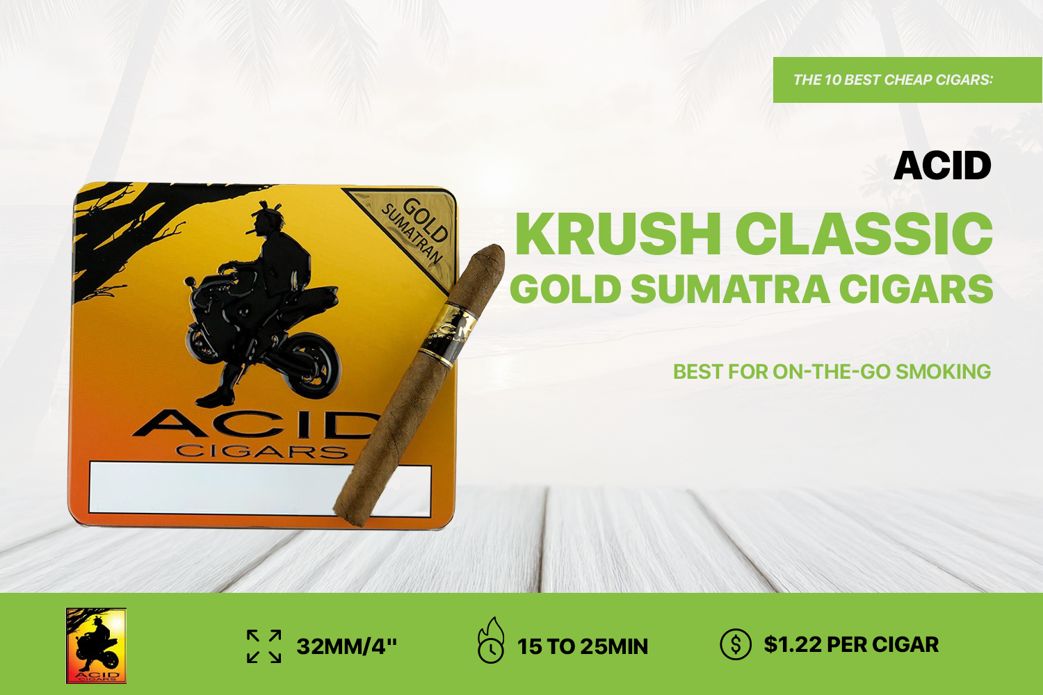 Acid Krush Classic Gold Sumatra Cigars