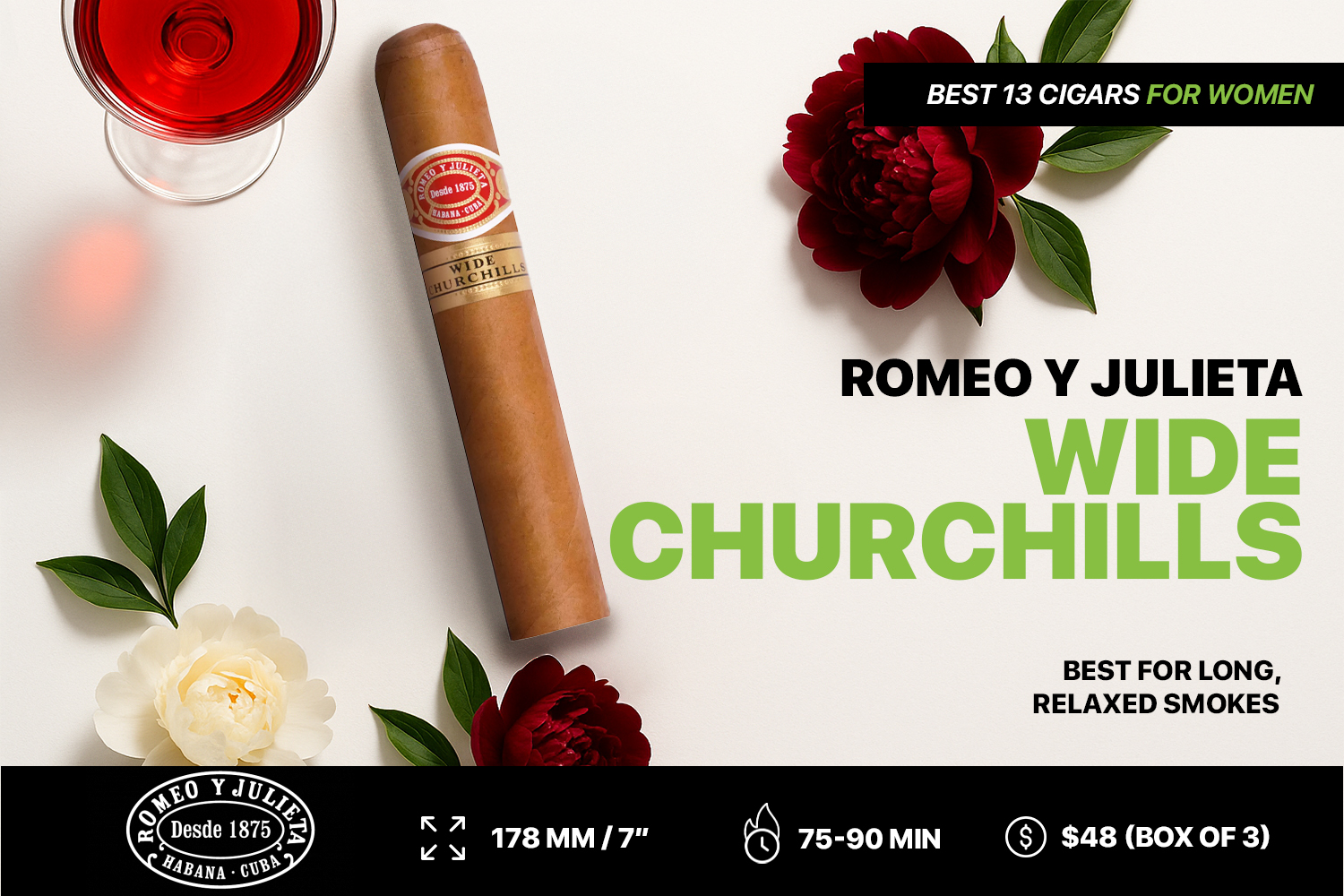 Romeo y Julieta Wide Churchills