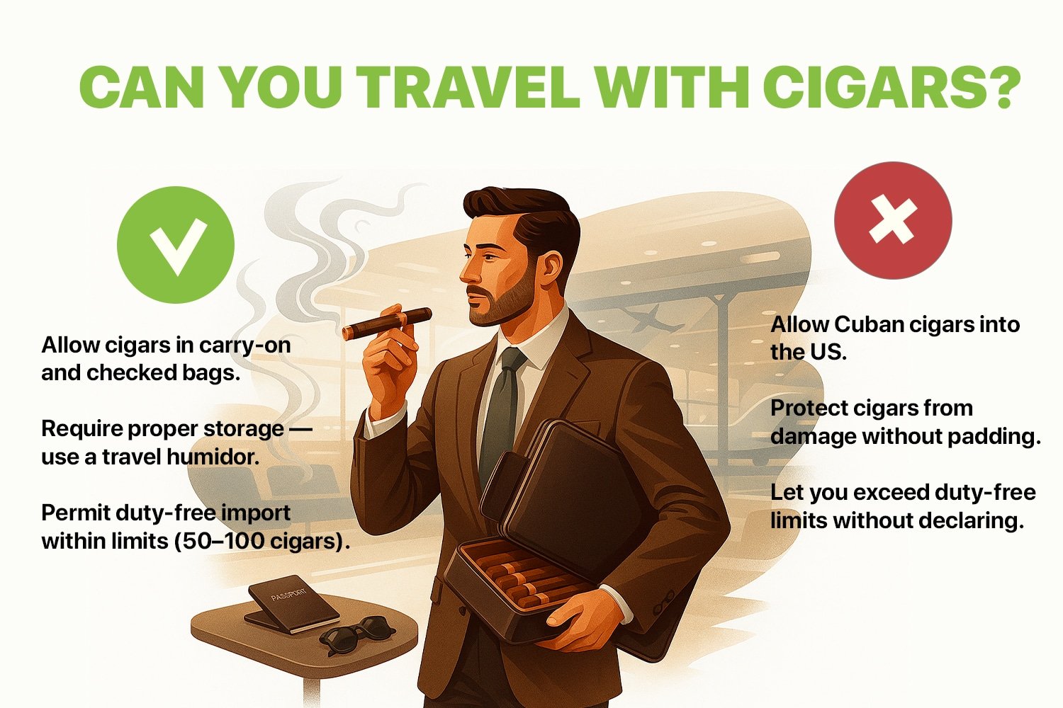 Can You Travel With Cigars? A Complete Guide